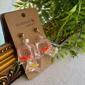 Fish Bag Earrings